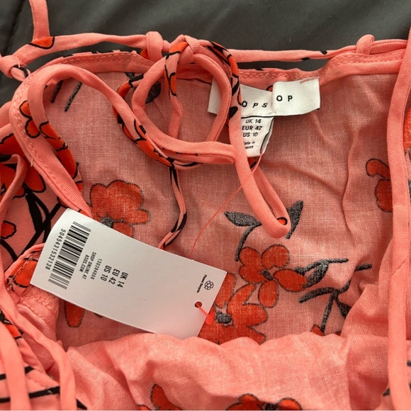 Topshop Floral Pink Top - Picture 3 of 3